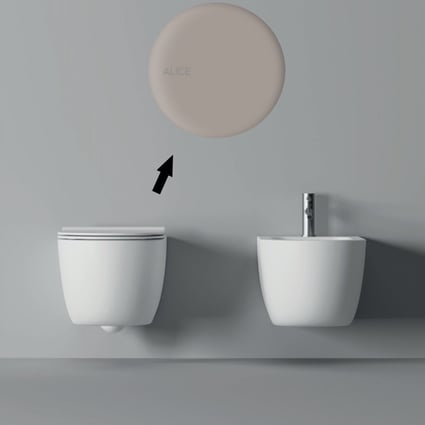 Λεκάνη Κρεμαστή Unica 55 grey matt